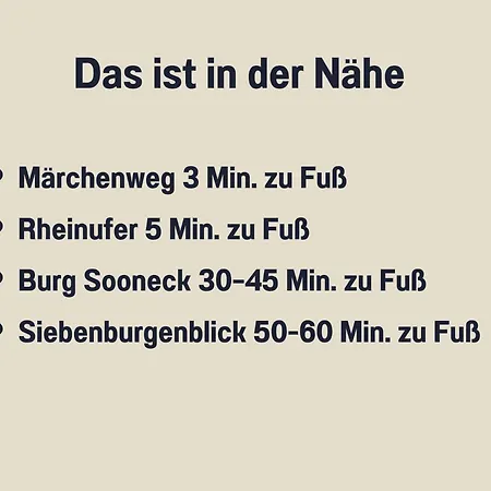 Apartamento Maerchenhain Am Mittelrhein - Top-lage Mit Rheinblick, Terrasse & Garten, 2 Schlafzimmer Und 2 Baeder *