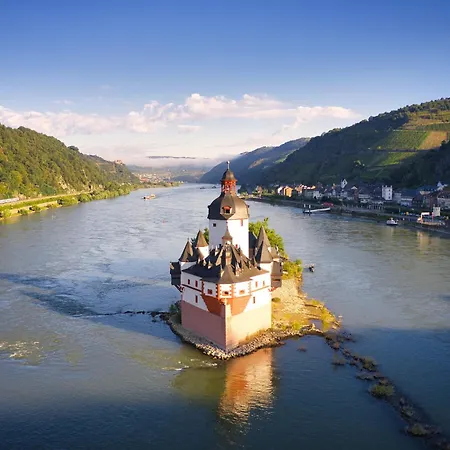 Apartamento Maerchenhain Am Mittelrhein - Top-lage Mit Rheinblick, Terrasse & Garten, 2 Schlafzimmer Und 2 Baeder Niederheimbach