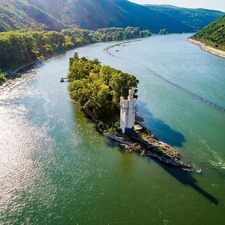 Maerchenhain Am Mittelrhein - Top-lage Mit Rheinblick, Terrasse & Garten, 2 Schlafzimmer Und 2 Baeder *
