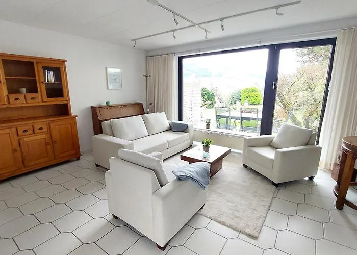 Apartmán Maerchenhain Am Mittelrhein - Rheinblick, Terrasse & Garten, 2 Schlafzimmer Und 2 Baeder *