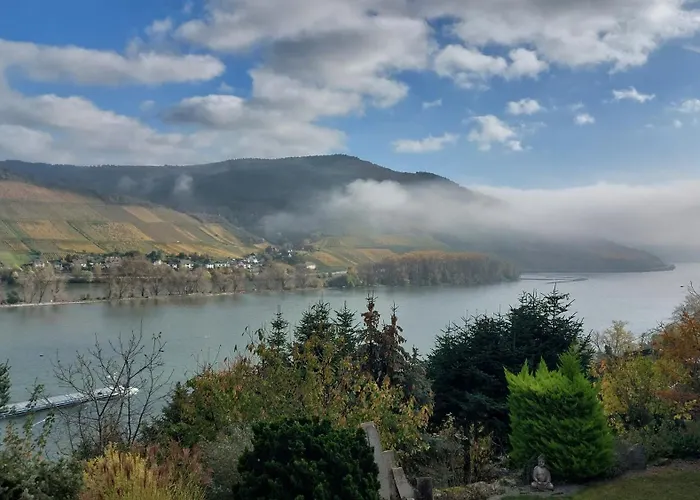 Märchenhain Am Mittelrhein - Rheinblick, Terrasse&garten, 2 Schlafzimmer Und 2 Bäder *