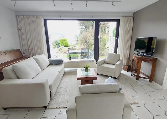 Apartmán Maerchenhain Am Mittelrhein - Rheinblick, Terrasse & Garten, 2 Schlafzimmer Und 2 Baeder *