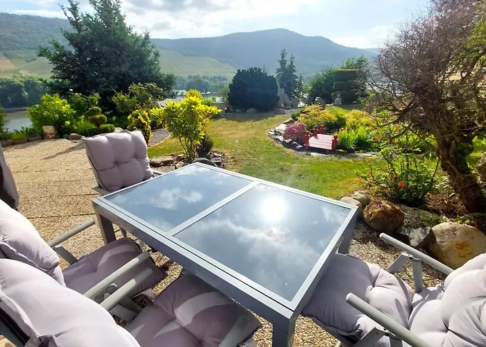 Maerchenhain Am Mittelrhein - Rheinblick, Terrasse & Garten, 2 Schlafzimmer Und 2 Baeder