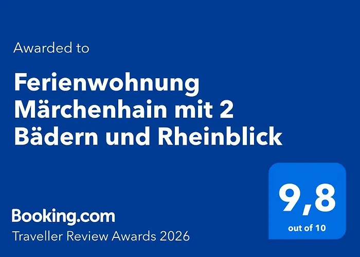 Apartmán Maerchenhain Am Mittelrhein - Rheinblick, Terrasse & Garten, 2 Schlafzimmer Und 2 Baeder *